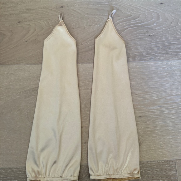 Revolution Dancewear “Encore” Gold Fringe Dance Costume size Large Child - Picture 8 of 16